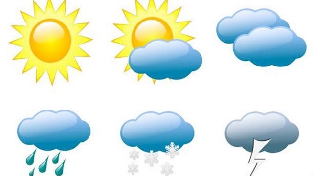 4 günlük hava raporu  Güneşli ve yağmurlu günlür