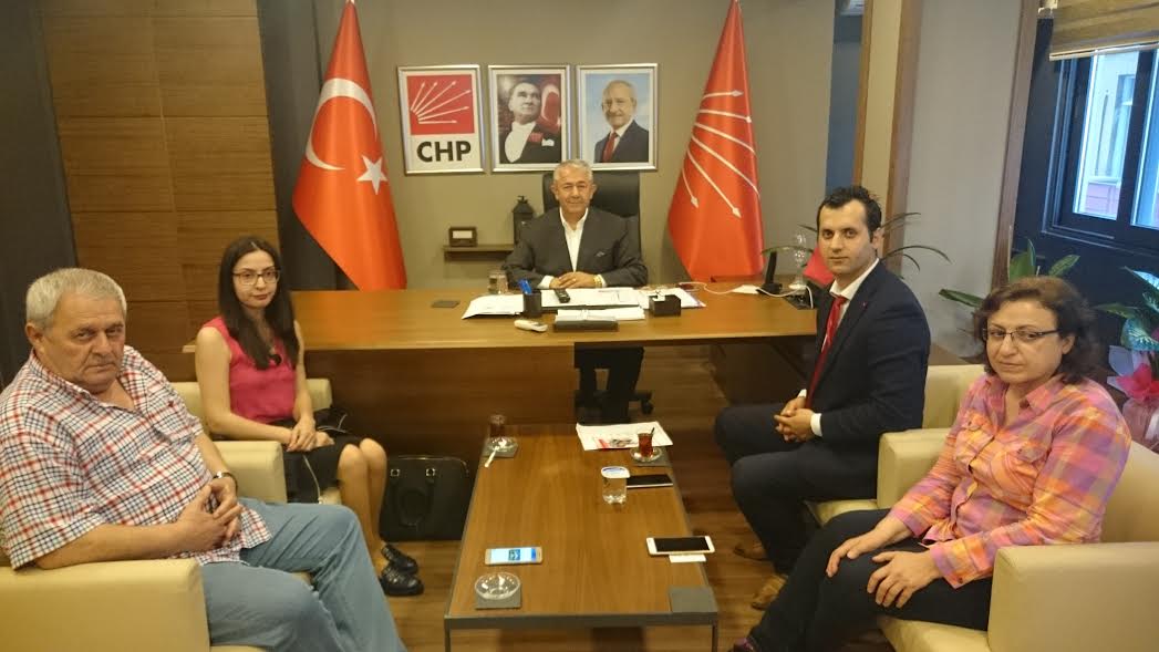 İL BAŞKANLIĞINA:  Kızılay’dan CHP ziyareti