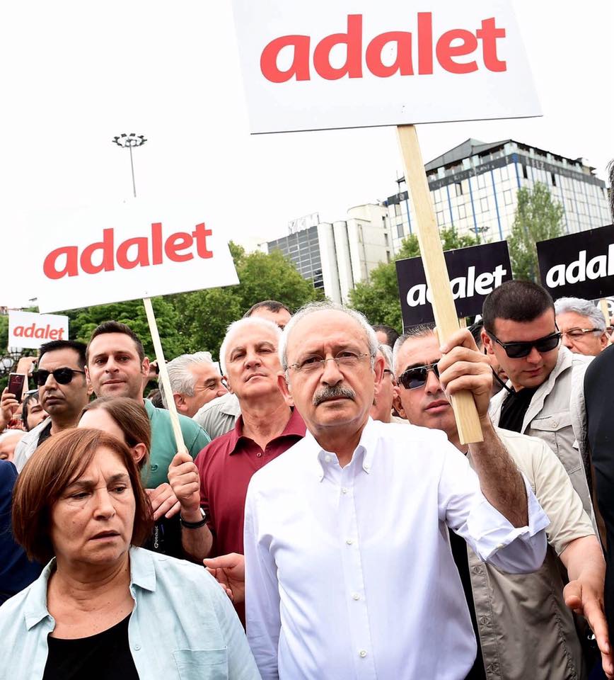 Kılıçdaroğlu, ‘Adalet’ için yürüyüşe başladı