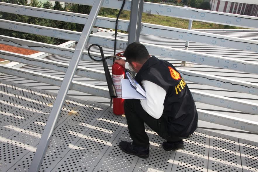 Yurtların yangın tedbirleri denetlendi