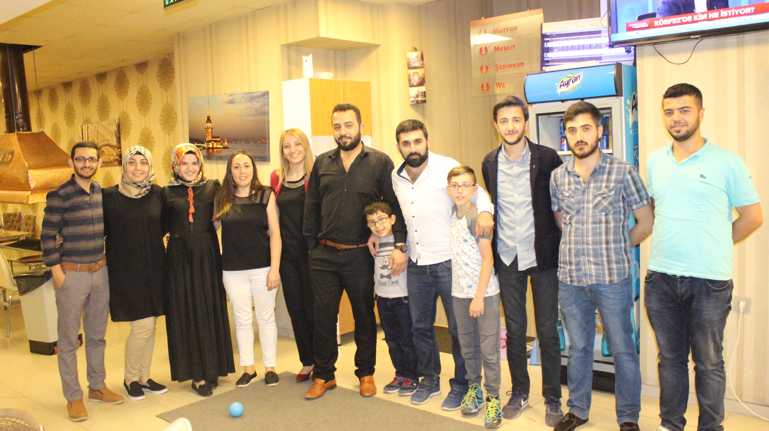 Çalışanlar iftar yemeğinde buluştu