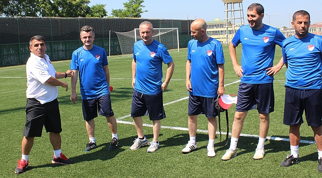 ANTRENÖRLERİN KURSU SONA ERDİ