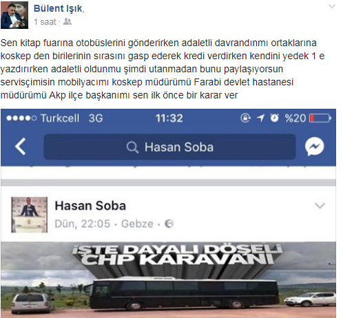 Hasan Soba’ya fena yüklendi!