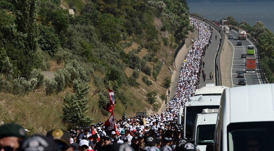 Adalet Yürüyüşü’nde yirmi ikinci gün