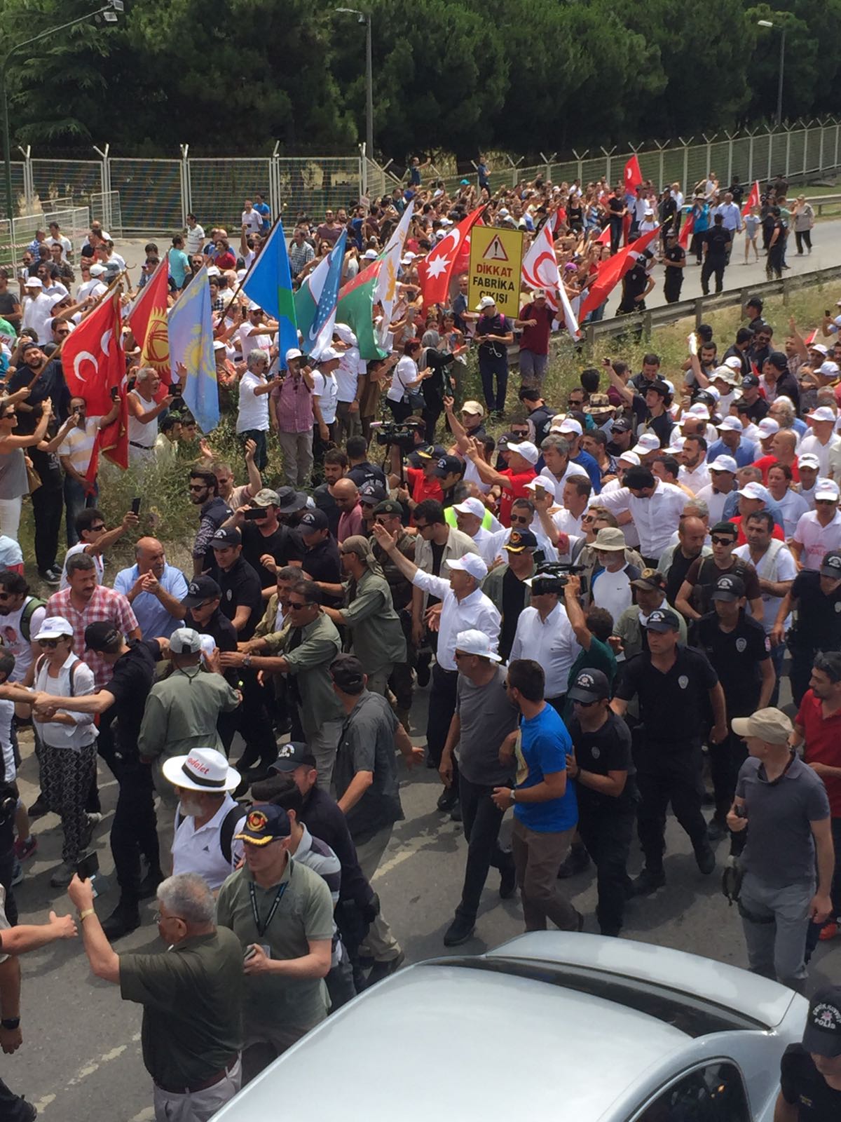 Kılıçdaroğlu'na Mehterli karşılama