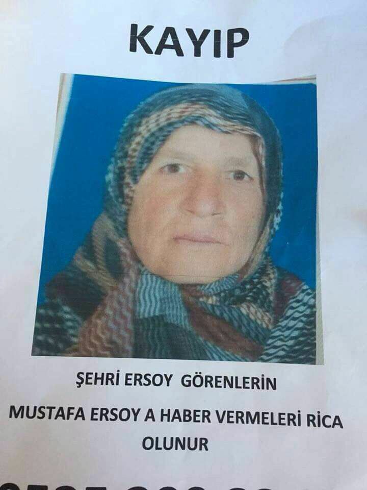 Kayıp kadın her yerde aranıyor!