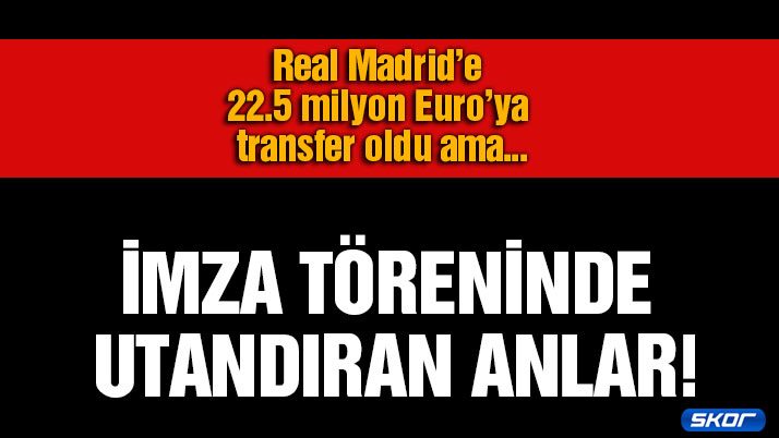 Real Madrid’in genç yıldızı Theo Hernandez imza töreninde zor anlar yaşadı!