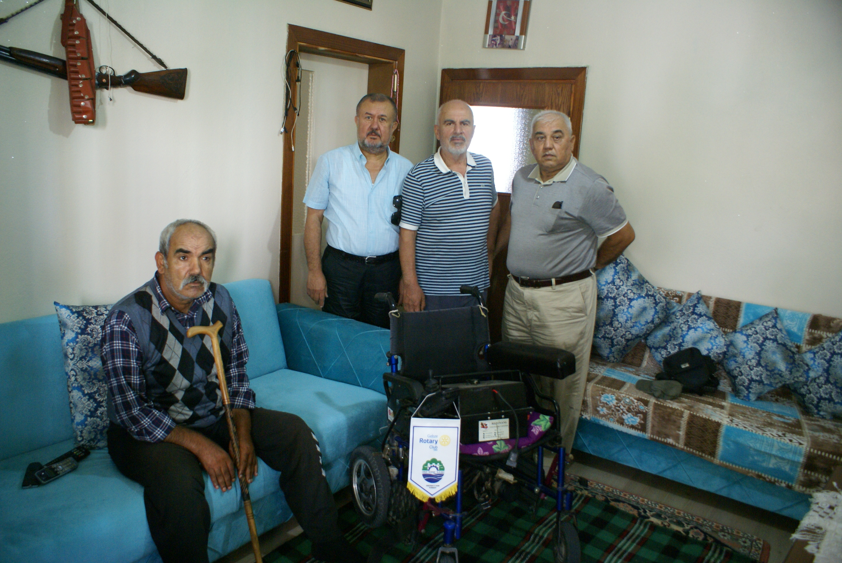 Gebze Rotary’dan ALS hastasına destek