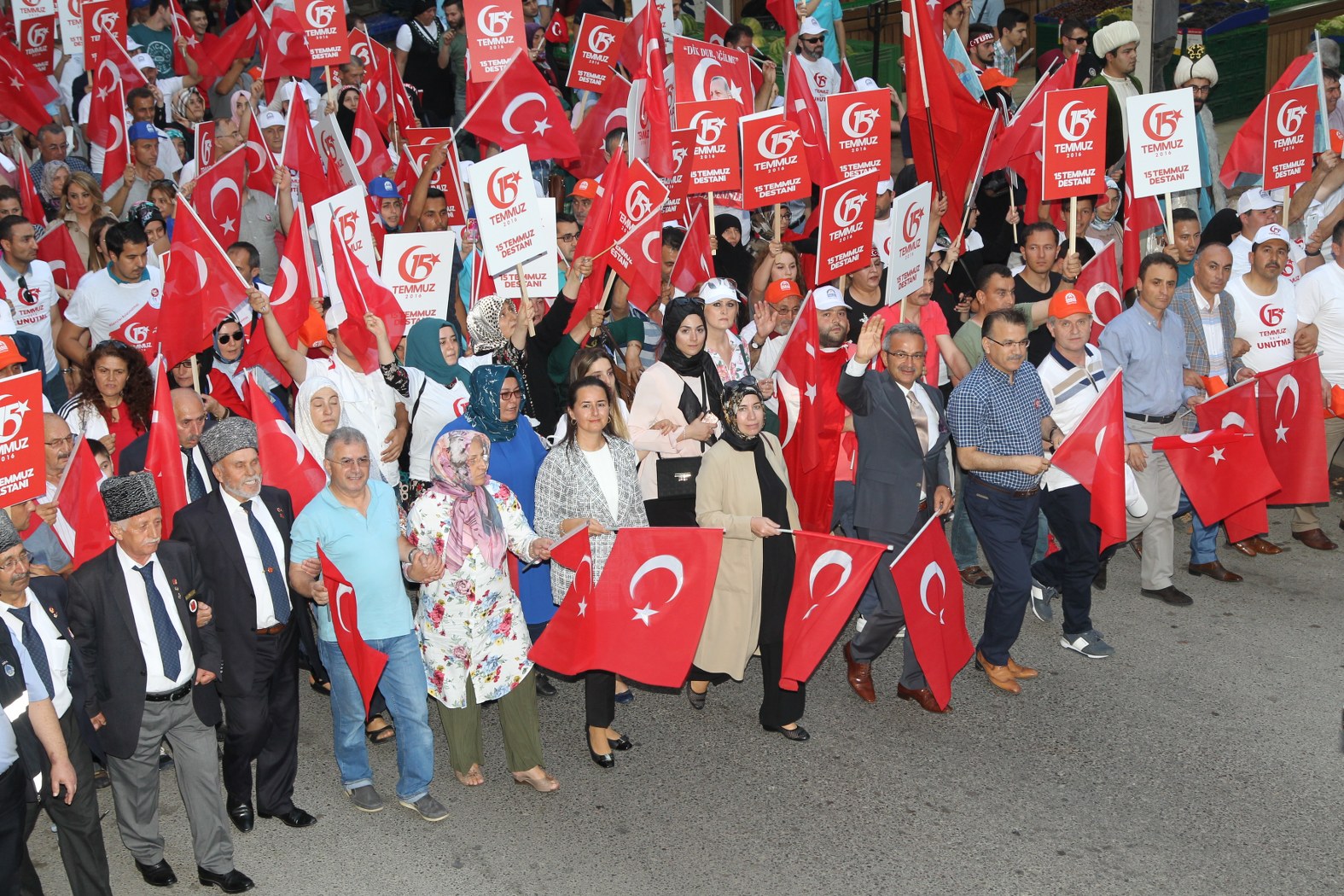 Gebze'de 15 Temmuz etkinliği