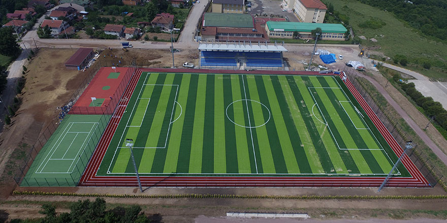 Şehit Abdullah Tayyip Olçok Stadı’nda sona gelindi