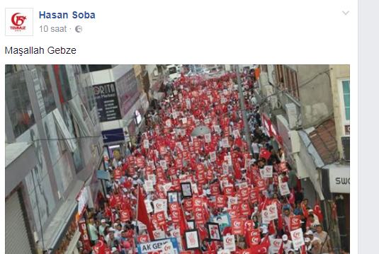 Hasan Soba’dan istekte bulundu