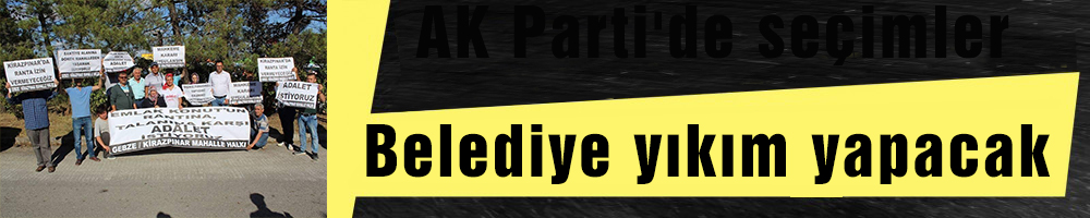 Belediye yıkım yapacak