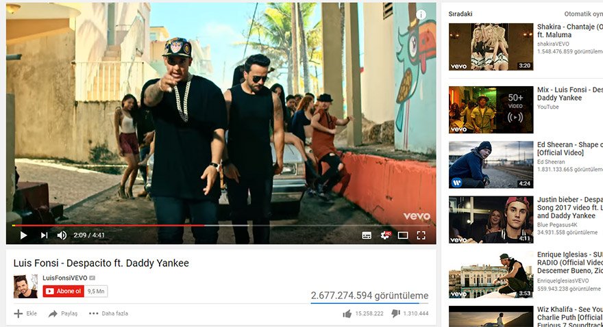 Despacito rekor kırdı… Despacito dinle