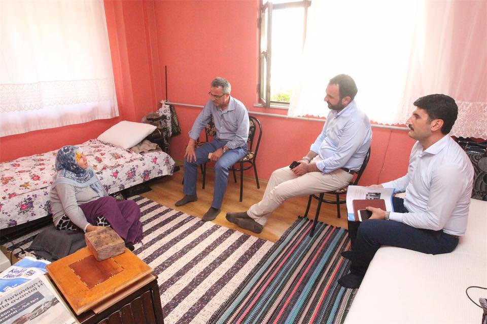 Köşker engelli vatandaşları unutmadı