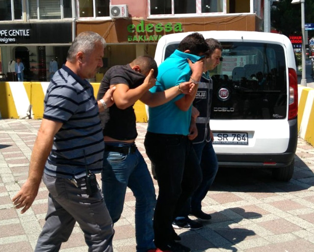 Mazot hırsızları yakalandı