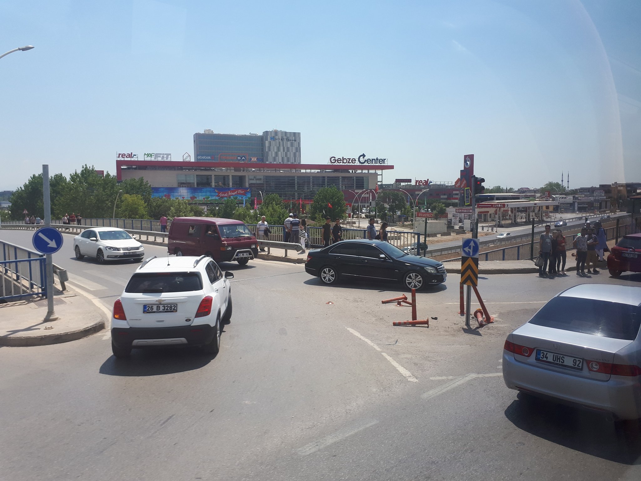 Anibal Kavşağı’nda trafik arapsaçı