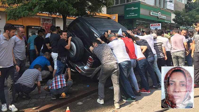 Cipin altında kaldı!