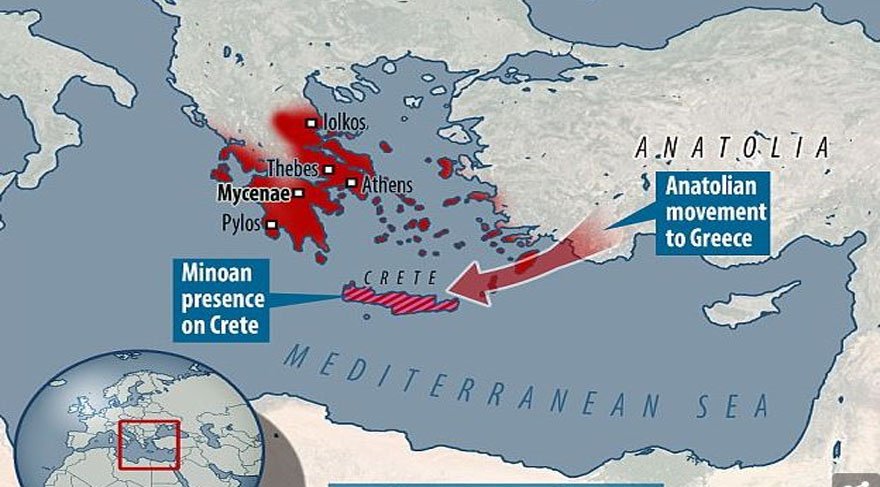DNA analizi sonucu : Avrupa’nın ilk gelişmiş uygarlıklarının kökenleri Türkiye’den çıktı