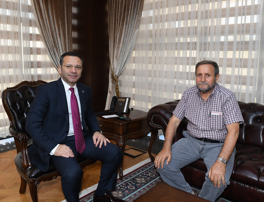 Gazetemizden Vali Aksoy'a ziyaret