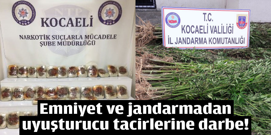 Uyuşturucu tacirlerine darbe!