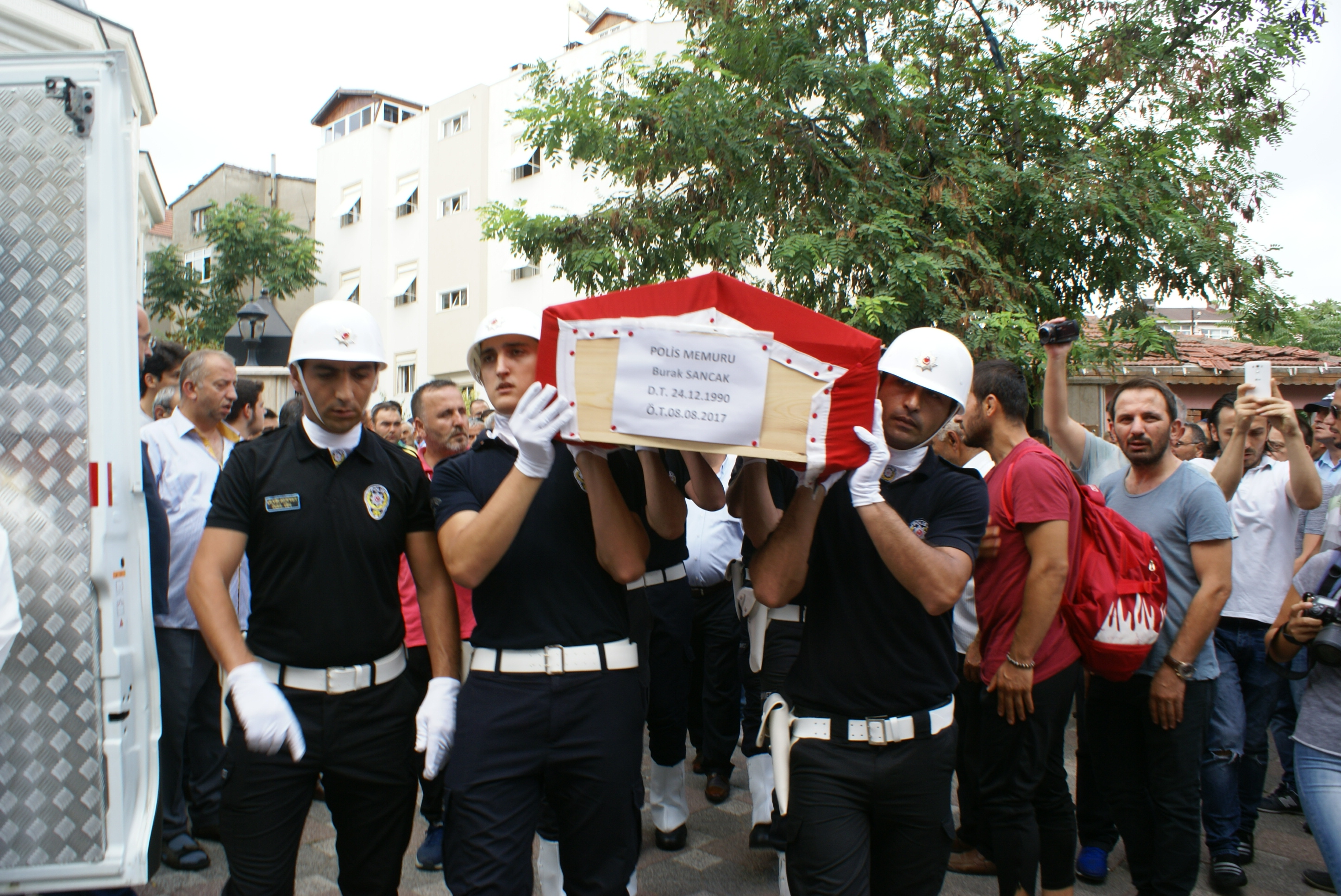 Gebze polisini uğurladı