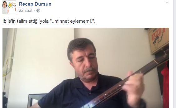 Recep Dursun’dan bağlama resitali