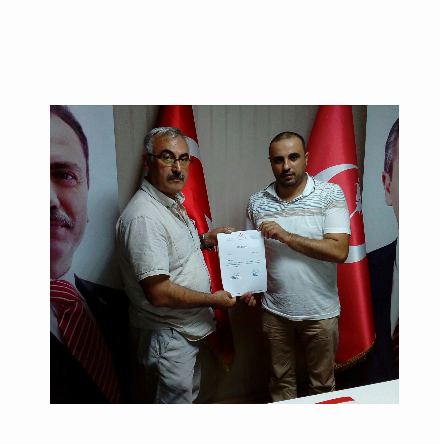 Şahin yetki belgesini aldı