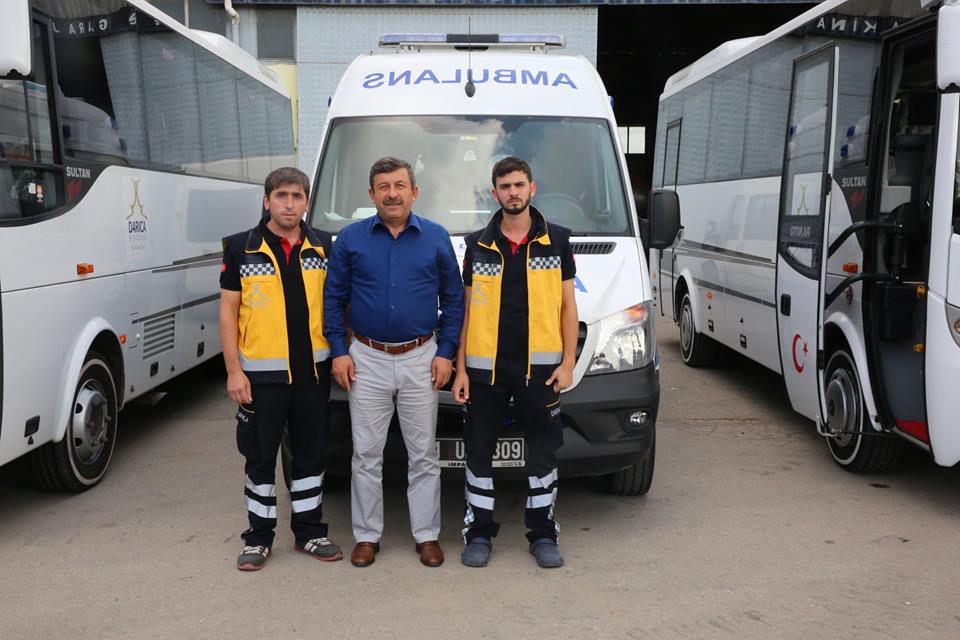 2 otobüs ve 1 ambulans hizmete başladı