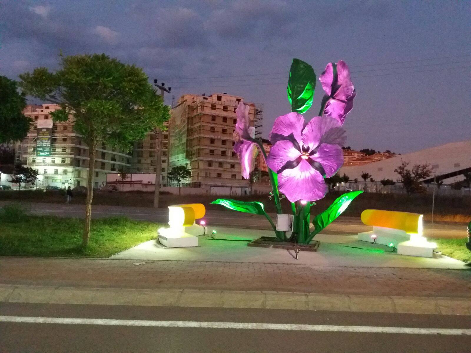 Gebze’de dekoratif peyzaj çalışmaları