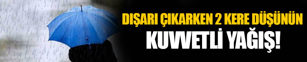 Kocaeli için yağış uyarısı