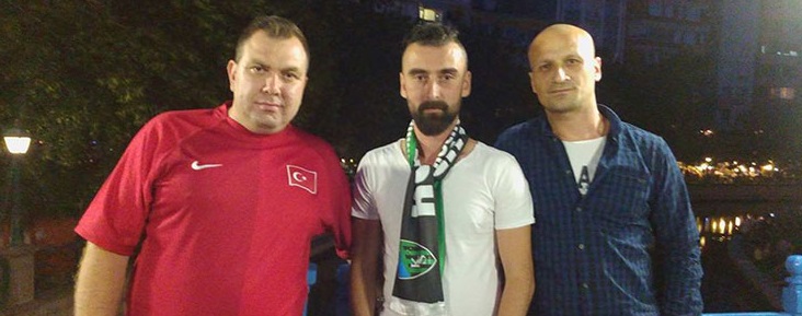 Kocaelisporlu taraftarlardan milli destek