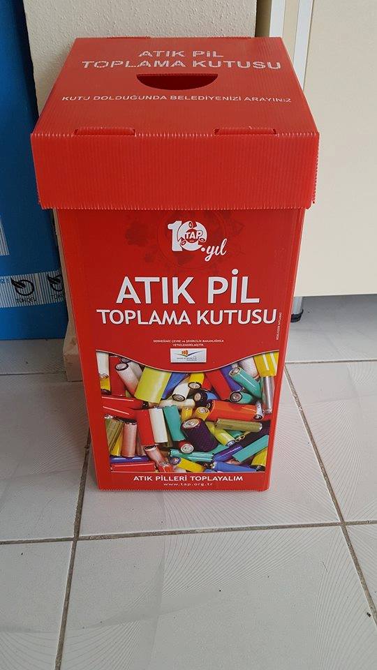 Muhtarlar atık pil toplamak için yarışıyor