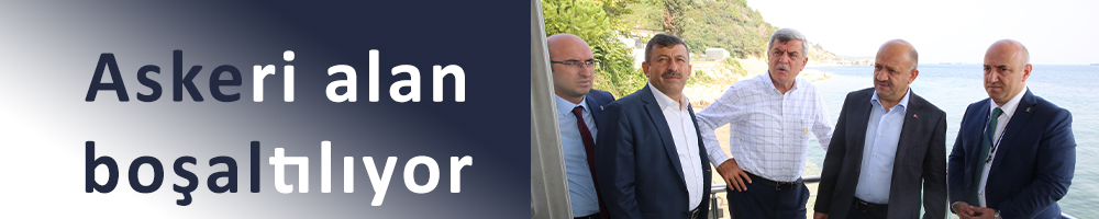 Askeri alan boşaltılıyor 