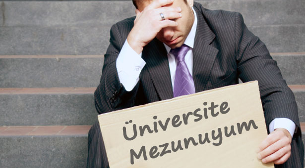 Her dört üniversite  mezunundan biri işsiz