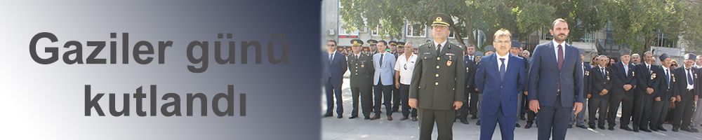 Gaziler günü kutlandı
