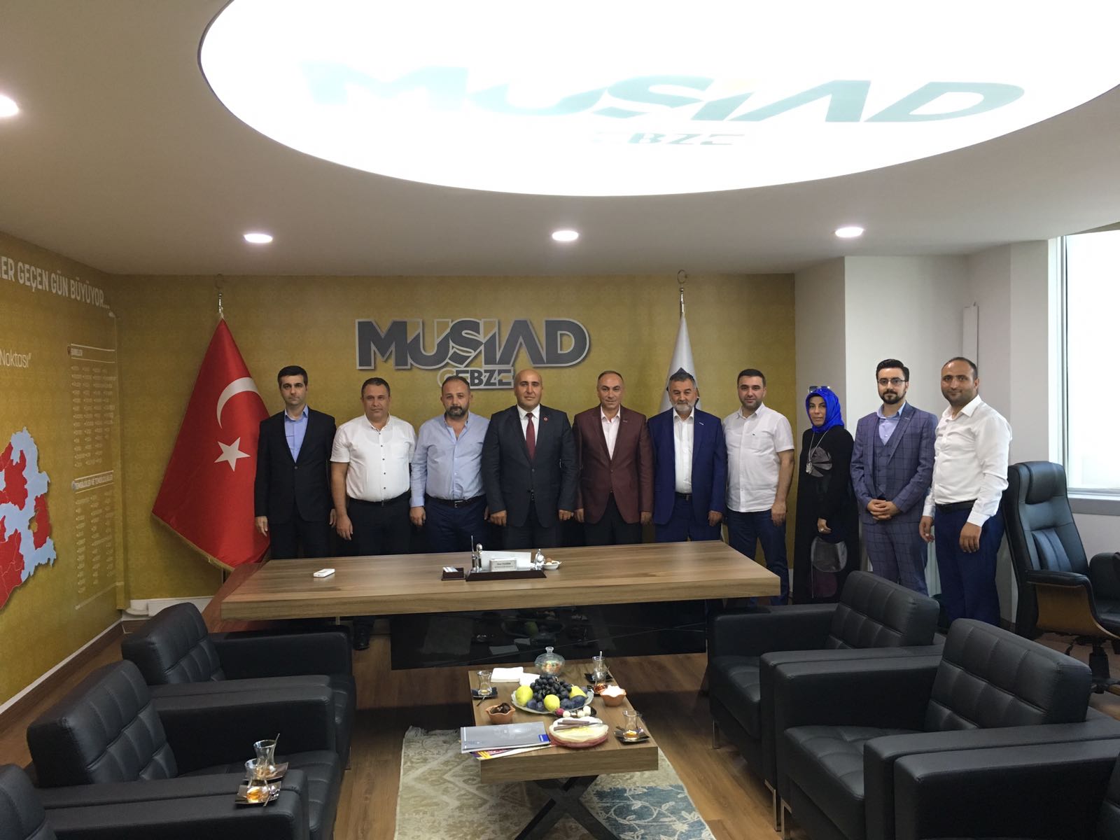 TÜMSİAD Kaymakam Gözen ile görüştü