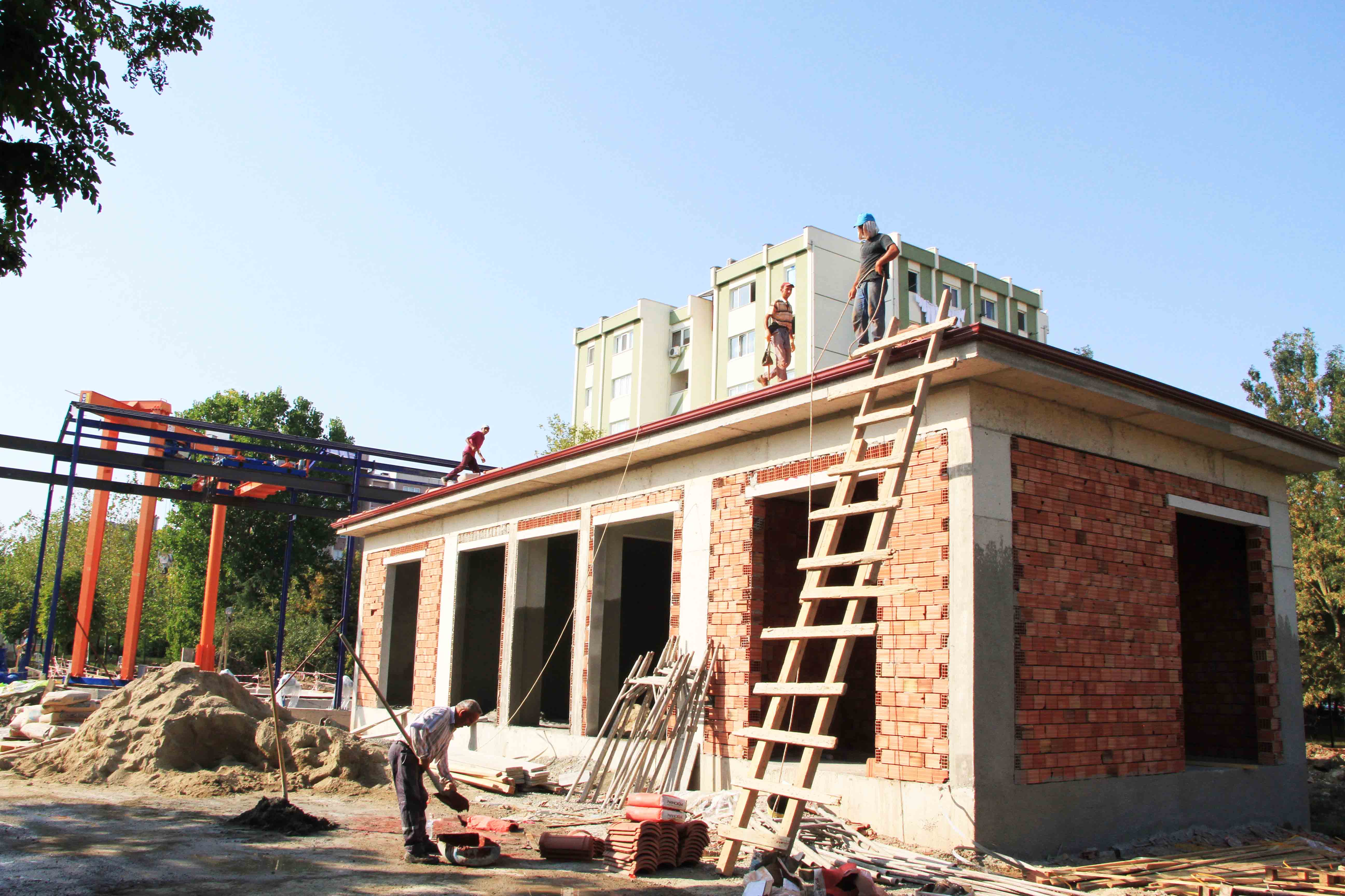 Yağmursuyu ve terfi merkezi hattı inşa ediliyor