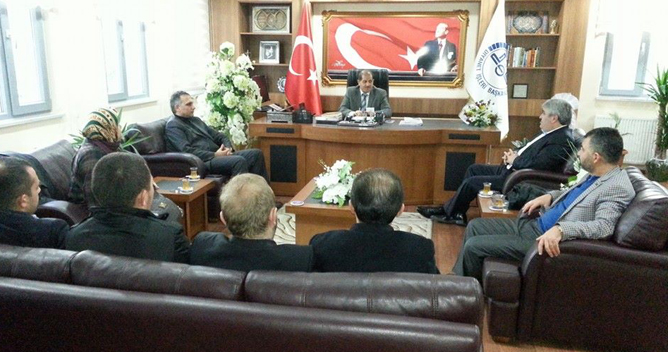 AKP’den Müftüye Ziyaret