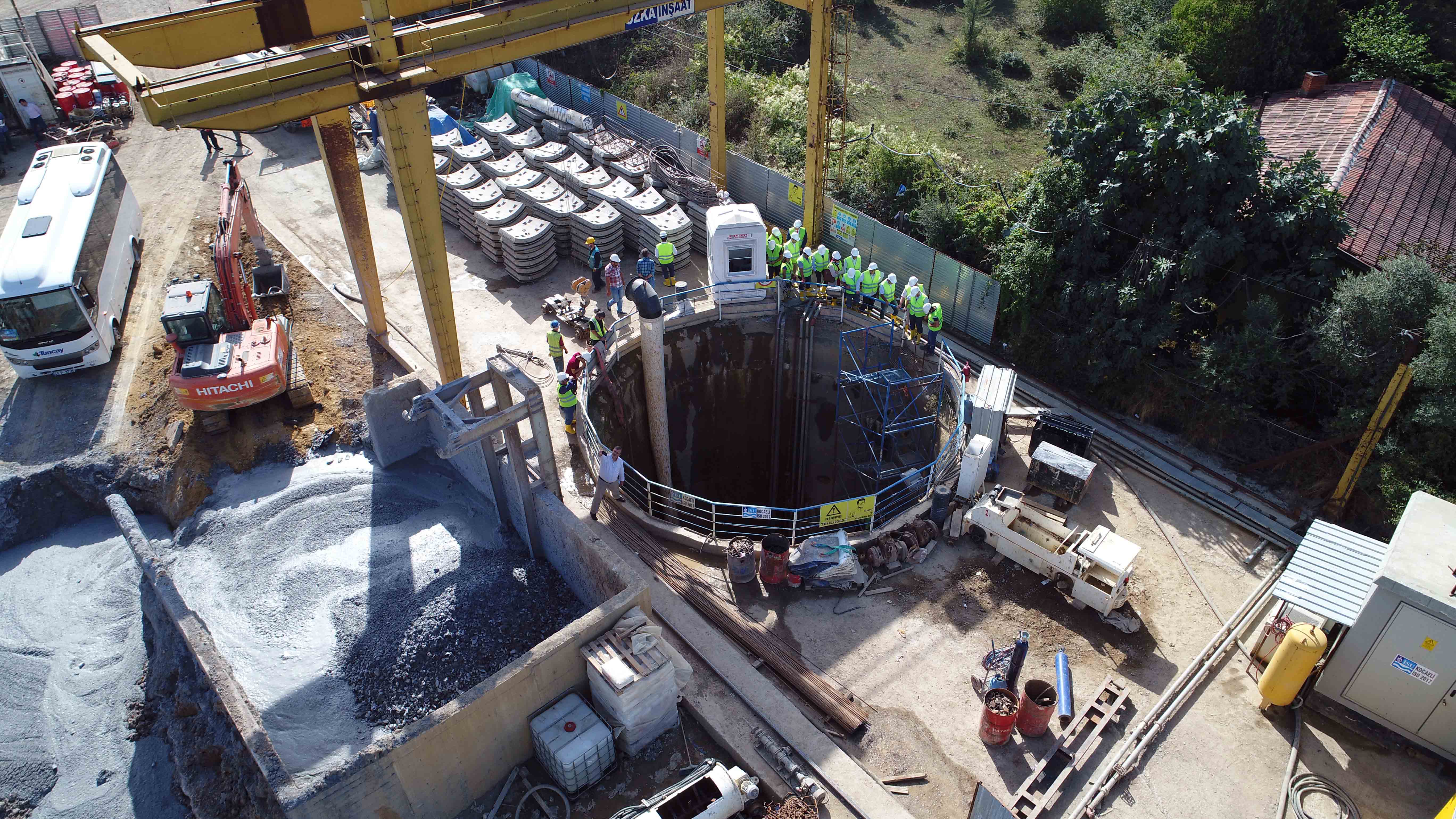 Darıca’da kolektör ve tünel inşaatı
