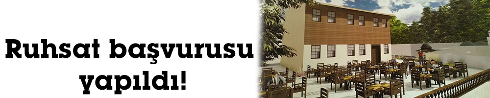 Ruhsat başvurusu yapıldı!