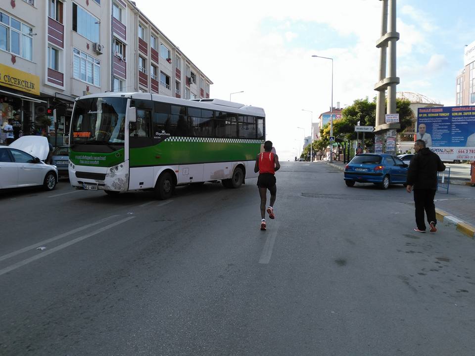 Darıca maratonunda saygısızlık