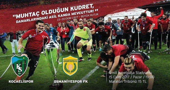 Kocaelispor’dan anlamlı bilet