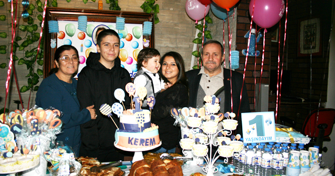 Kerem Avcı bir yaşında