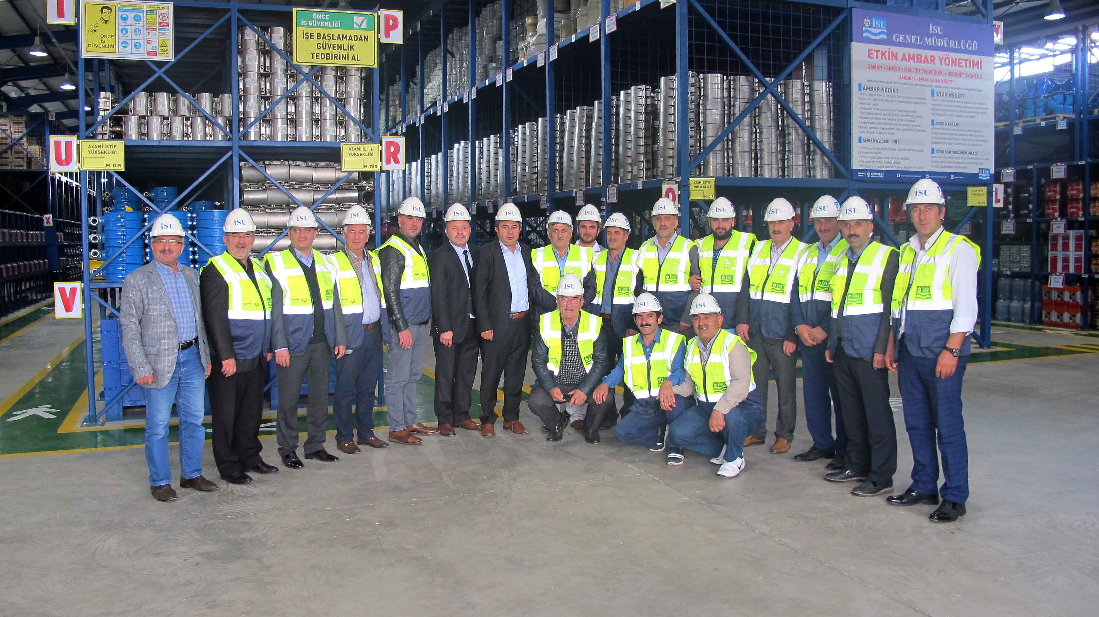 Muhtarlar İSU yatırımlarını yerinde inceledi