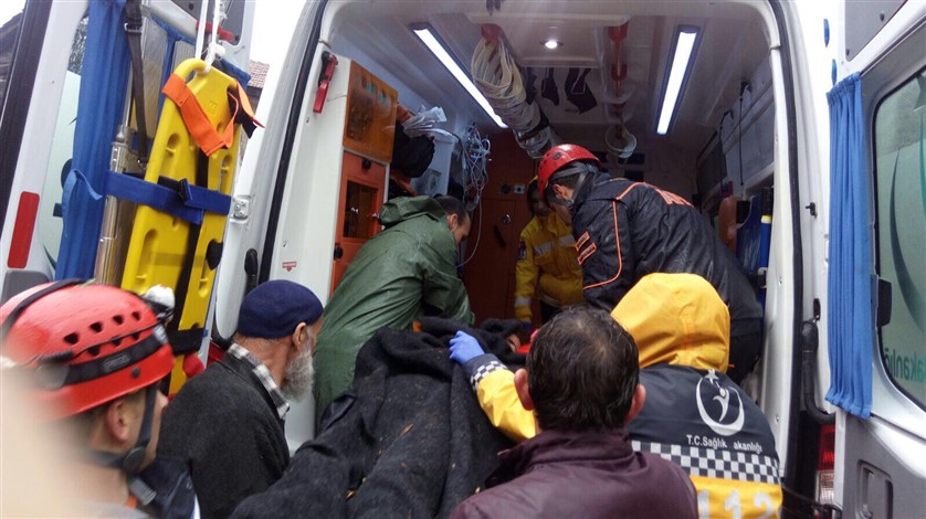 Çataldere’de kurtarma operasyonu