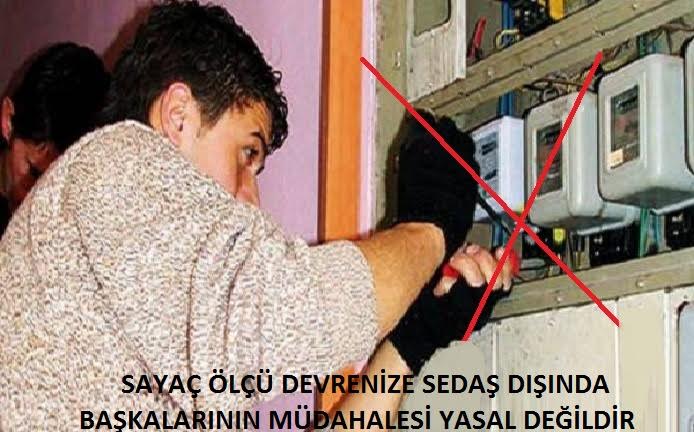 Sayaçlara müdahale suç unsurudur!