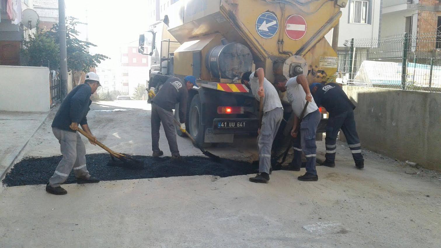 Fen işlerinden yama çalışmaları