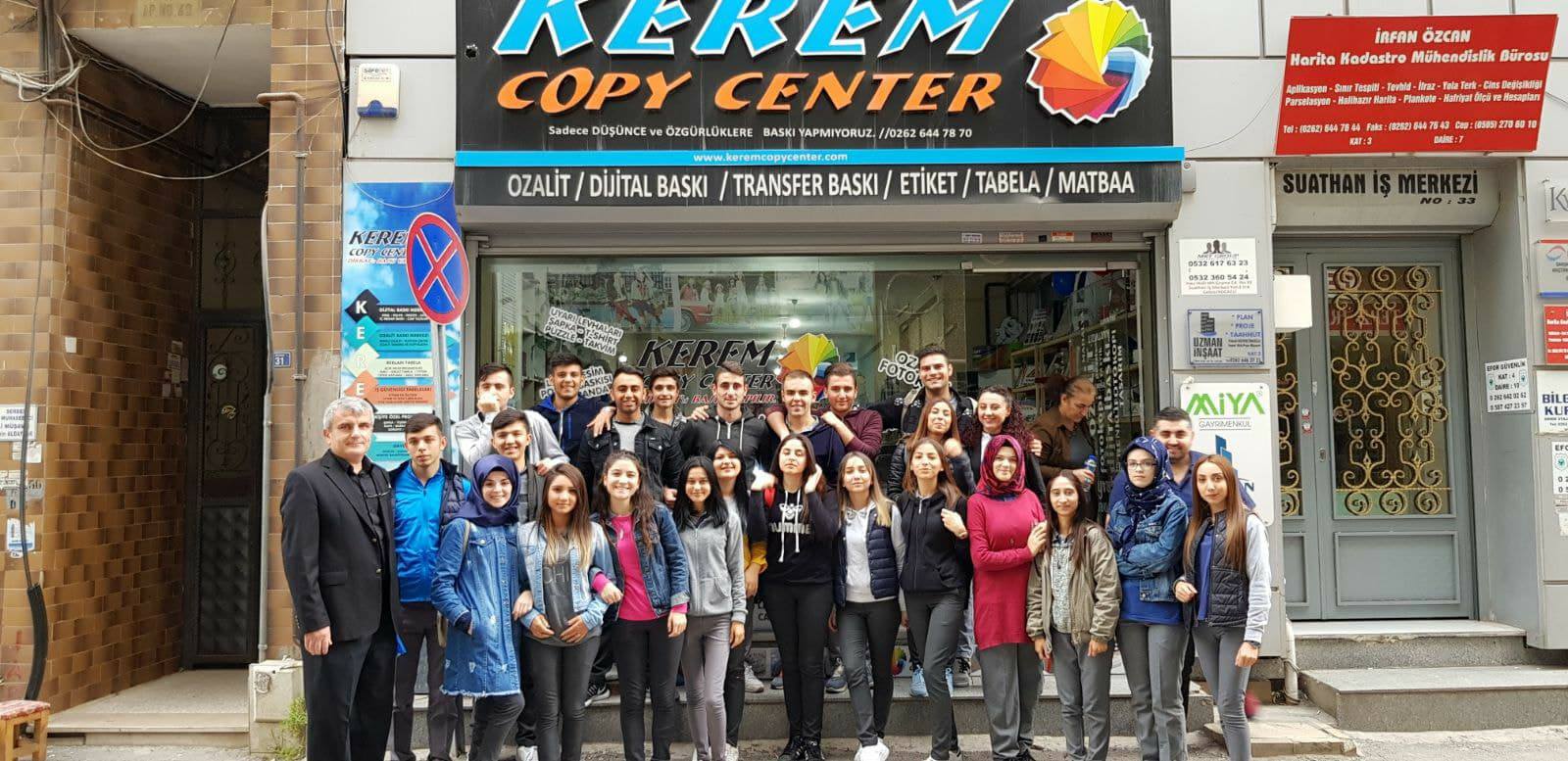 Kerem Copy Center’ı ziyaret ettiler