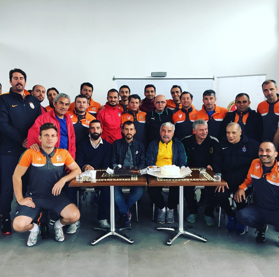 Antrenör adaylarının onur konuğuydu!