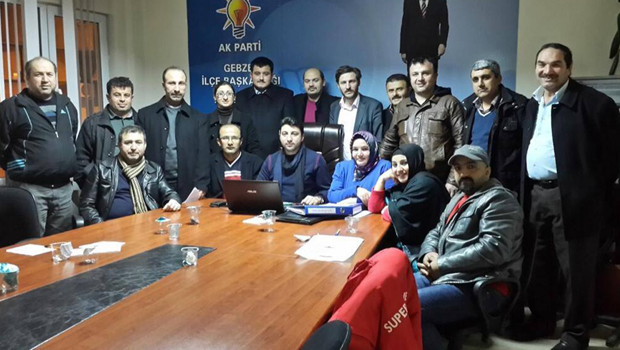 AKP Gebze SKM toplandı